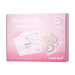 medicube Holiday Pink Collagen 4 Days Glowing Kit Skincare Sets - 8pc ...
