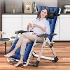 Docred Zero Gravity Chair with Cushion, Cup Holder & Headrest for Lawn, Patio & Pool – Standard & Oversized, Single & 2-Pack Options - 2 of 4