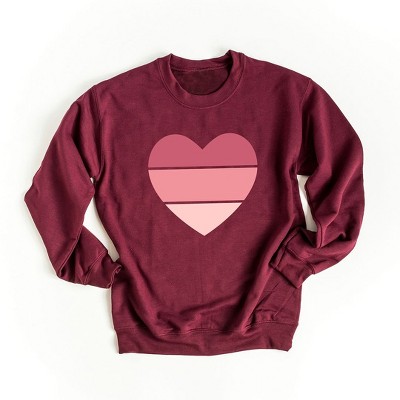 Simply Sage Market Women's Graphic Sweatshirt Three Piece Heart