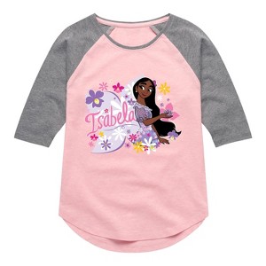 Girls' - Encanto -  Shirt Tail Raglan Graphic T-shirt - 1 of 4
