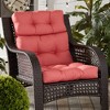 Kensington Garden 24"x22" Outdoor High Back Chair Cushion - 2 of 4