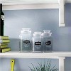 3-Piece Apothecary Glass Canister Set with Chalkboard Labels & Airtight Lids - 3 of 4