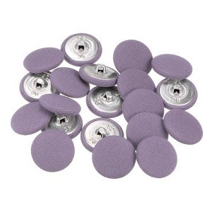 Unique Bargains Metal Shank Round Cloth Covered DIY Sewing Buttons 20 Pcs - 1 of 4