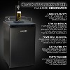 HomeCraft BK49BS 4.9 Cu. Ft. Full Size Kegorator Draft Dispenser, Black Stainless Steel - 4 of 4