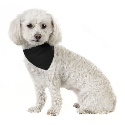 Qraftsy 3 Pack Solid Cotton Pet Bandana Triangle Bibs  - Small & Medium Pets