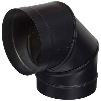 DuraVent 6DBK-48SS DuraBlack Stainless Steel Single-Wall Pipe, 6