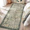 Modern Abstract Runner Rug 2x6 Machine Washable Non-Slip Rug for Hallway Soft Low Pile Runner Foldable Non Shedding Contemporary Kitchen Rug - 4 of 4