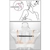 Allegra K Women's Elastic Non-slip Adjustable Bra Shoulder Strap Clips Holder - 4 of 4