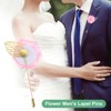 Unique Bargains Ribbon Alloy Outdoor Wedding Rose Flower Lapel Pin 48 Pcs - 4 of 4
