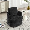 Lyngins Modern Upholstered Single Sofa Swivel Chair with Pillows/Cushion,Accent Chair for Living Room,Bedroom,Office - 3 of 4