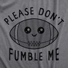 Please Dont Fumble Me Baby Bodysuit Funny Cute Football Joke Jumper For Infants - Crazy Dog Baby Bodysuit - 2 of 4