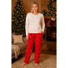 ADR Women's Soft Warm Fleece Pajama Pants, Long Lounge Bottoms - 3 of 3