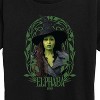 Women's - Wicked - Art Noveau Elphaba Short Sleeve Graphic T-Shirt - 2 of 4