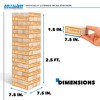 NCAA Tennessee Volunteers Giant Wooden Tumbling Tower - 3 of 4