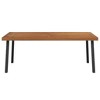 vidaXL Patio Table 78.7 in.x39.4 in.x29.5 in. Solid Wood Acacia - 3 of 4