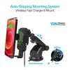 Naztech Smart Grip Wireless Charging Car Mount Black - 2 of 4