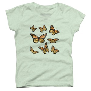 Girl's Design By Humans Monarch butterfly By AnnArtshock T-Shirt - 1 of 3