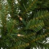 Northlight Pre-Lit Rockwood Pine Artificial Christmas Wreath - 36" - Clear Lights - 4 of 4