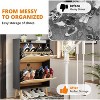 Shoe Cabinet with 2 Flip Drawers, Compact Design, Modern Wooden Finish, Shoe Storage Organizer, Shoe Rack, and Space-Saving Shoe Storage - 4 of 4