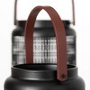 Sullivans 10.5" & 7.25" Modern Black Caged Lantern Set of 2, Metal - 2 of 3