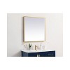 Elegant Lighting Pier 27x36 inch LED Mirror with Adjustable Color Temperature 3000K/4200K/6400K in Brass - 4 of 4