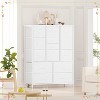 15 Drawer Dresser for Bedroom, Fabric Storage Drawer, with Side Pockets, Hooks - 2 of 4
