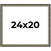 PosterPalooza | 24x20 Wood Antique Frame with UV Acrylic, 4 Finishes: Bronze, Gold, Silver, and Black - 2 of 4