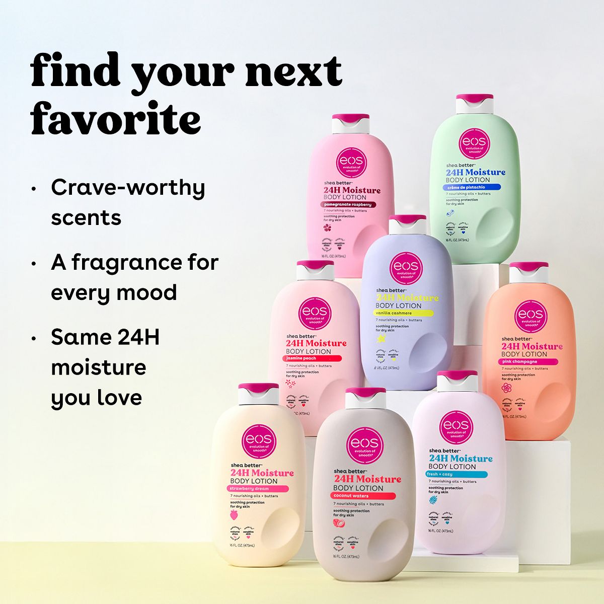 eos Shea Better 24H Moisture Body Lotion - Pink Champagne - 16oz - thumbnail 10