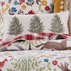 Folk Deer Christmas Trees Decorative Pillow White - Levtex Home - 3 of 3