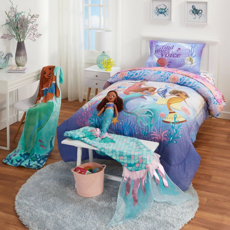 The Little Mermaid Tail Kids&#39; Blanket Ariel, 5 of 6
