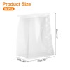 Unique Bargains Greaseproof Reusable Sturdy Iron Tie Tab Lock Bread Bags Clear 50 Pcs - 2 of 3