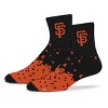 MLB San Francisco Giants Adult Quarter Socks: Cushioned Heel & Toe, Knit Fabric - 2 of 3