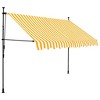 vidaXL Door Canopy Gray and Transparent 39.4 in.x31.5 in. Polycarbonate - 2 of 4