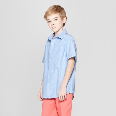 boys polo button down