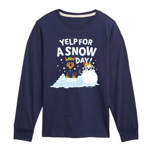 Boys' - Paw Patrol - Yelp For Snow Day Long Sleeve Graphic T-Shirt - 1 of 4