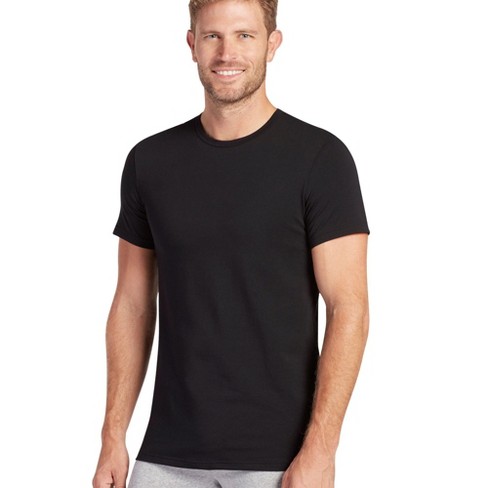 Jockey Men's Slim Fit Cotton Stretch Crew Neck T-shirt - 2 Pack Xl Black :  Target