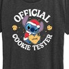 Women's - Lilo and Stitch - Christmas Official Cookie Tester Short Sleeve Graphic T-Shirt - 2 of 4