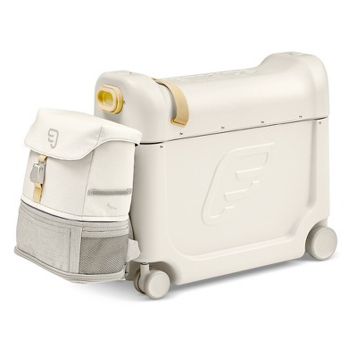 carry-on off white luggage