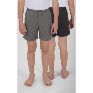 90 Degree By Reflex Boys 2 Pack Two Tone Heather Lux Kai Short - 1 of 4
