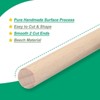 Unique Bargains Arts Crafts Garden Christmas Decoration Round Natural Wood Sticks 10 Pcs - 4 of 4