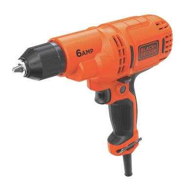 Black Decker Dr340c 6 Amp 3 8 In. Corded Drill Driver With Bag Target