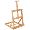 MEEDEN Heavy-Duty Tabletop Studio H-Frame Wooden Easel-Solid Beech Wood Adjustable Artists Desktop, Beginners & Teens- Holds Canvas Art up to 23" High - 4 of 4