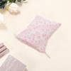 Unique Bargains Flower Rabbit Drawstring Makeup Bag Pink 1 Pc - 3 of 4