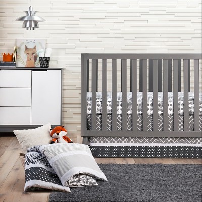 Trend Lab 3pc Crib Bedding Set – Ombre Gray