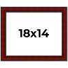 PosterPalooza | Weathered Red Picture Frame - UV Acrylic, Backing Board, Hanging Hardware Included - 2 of 4