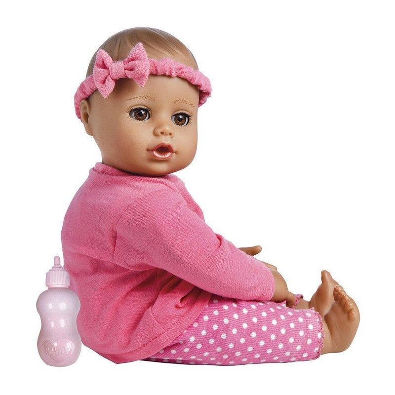 Adora Playtime Collection Pink 13 Soft Baby Doll with Bottle, 2 of 6