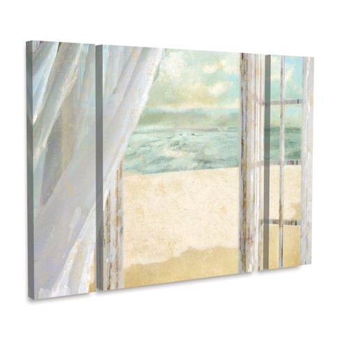 Trademark Fine Art -Color Bakery 'Summer Me I' Multi Panel Art Set Large 3 Piece - image 1 of 3