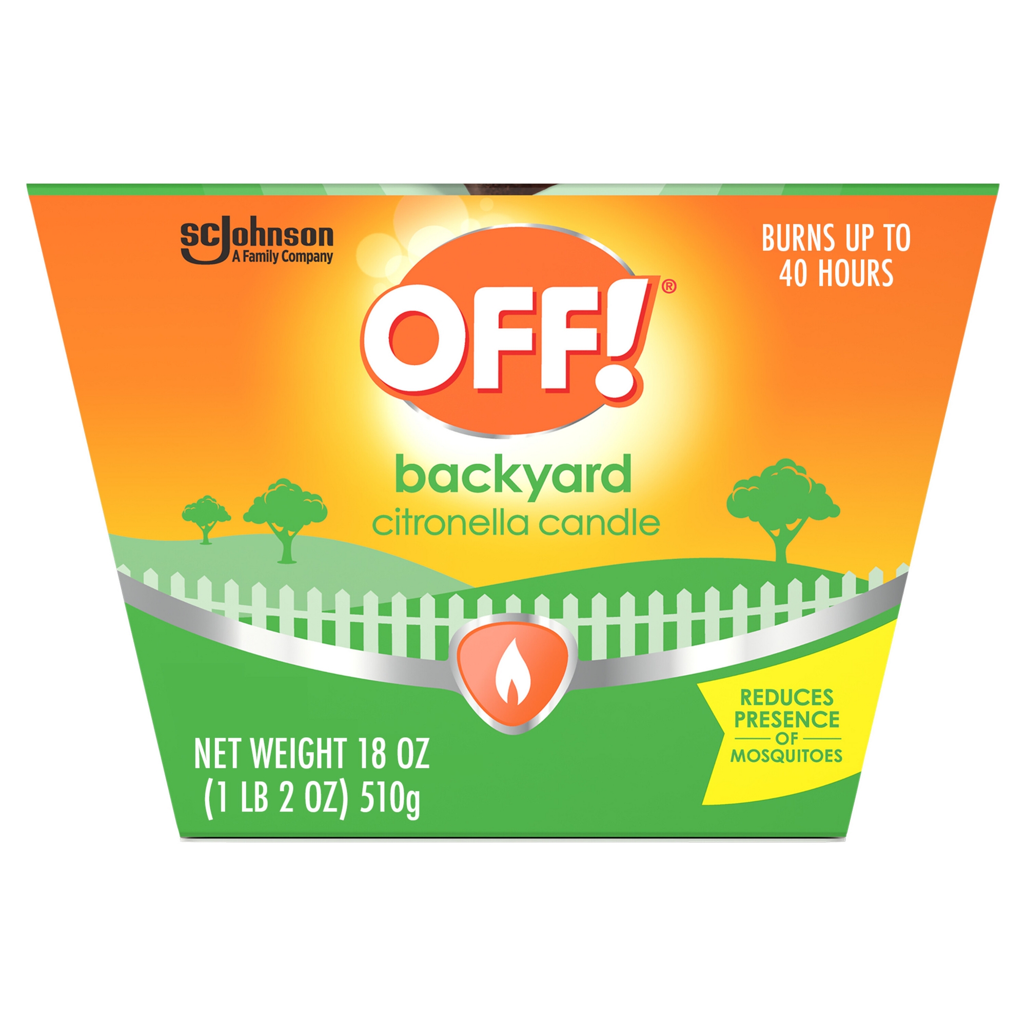 OFF! Citronella Outdoor Mosquito Candle - 18oz