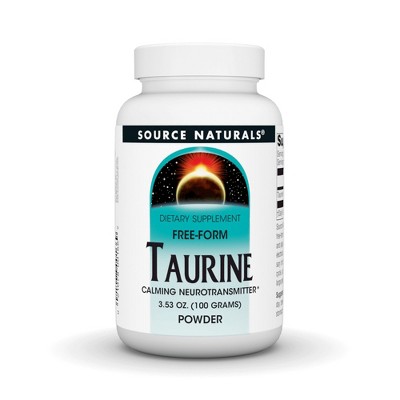 Taurine Powder 100 Gram by Source Naturals, Inc.  -  3.53 oz Powder
