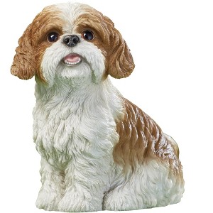 Collections Etc Hand-Painted Sitting Shih-Tzu Decorative Statue NO SIZE - 1 of 2